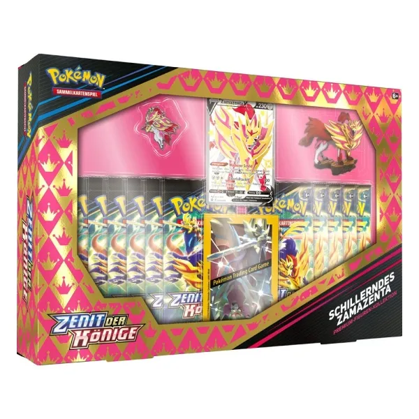 Pokemon Schillerndes Zamazenta Premium-Figuren-Kollektion